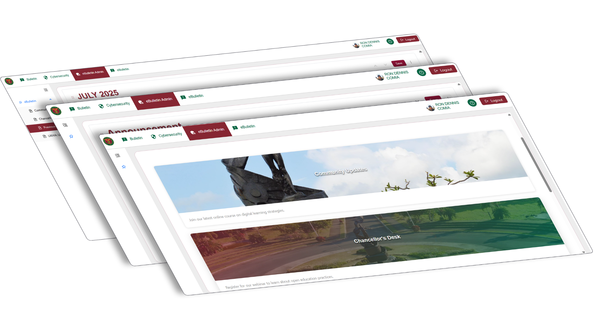 eBulletin demo